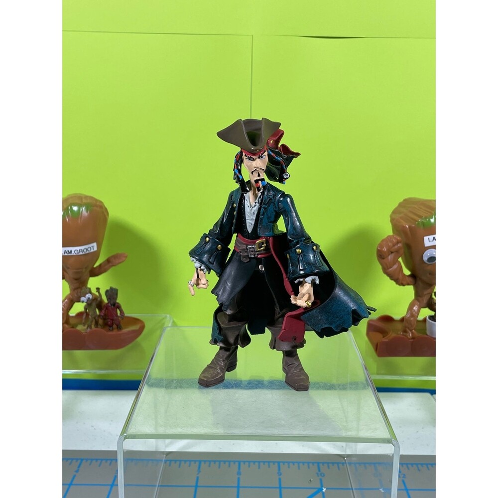 Pirates of the Caribbean POTC Swashbucklers Johnny Depp Jack Sparrow Figure